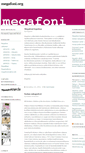 Mobile Screenshot of megafoni.org